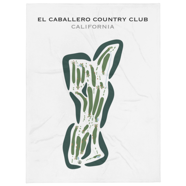 El Caballero Country Club, California - Printed Golf Courses