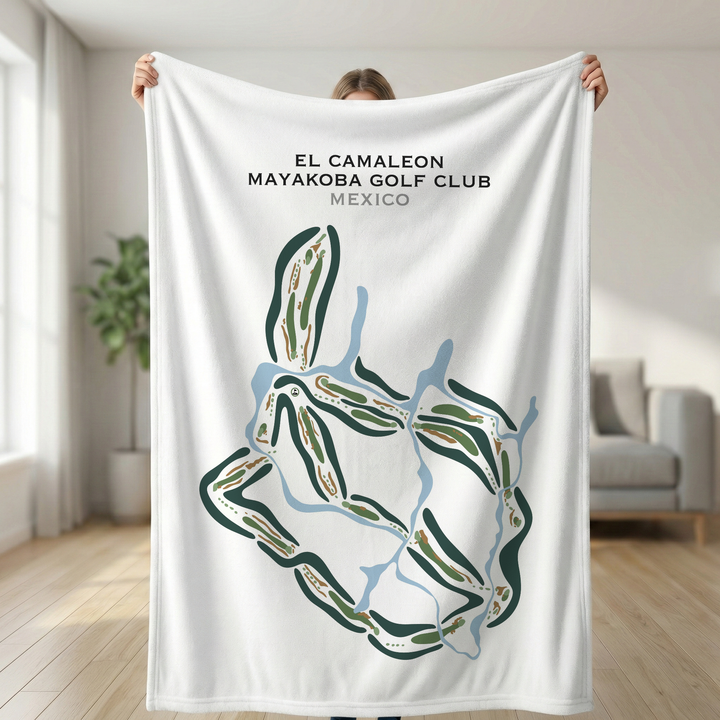El Camaleón Mayakoba Golf Club, Mexico - Printed Golf Courses