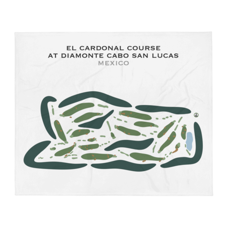 El Cardonal Course at Diamante Cabo San Lucas, Mexico - Printed Golf Courses