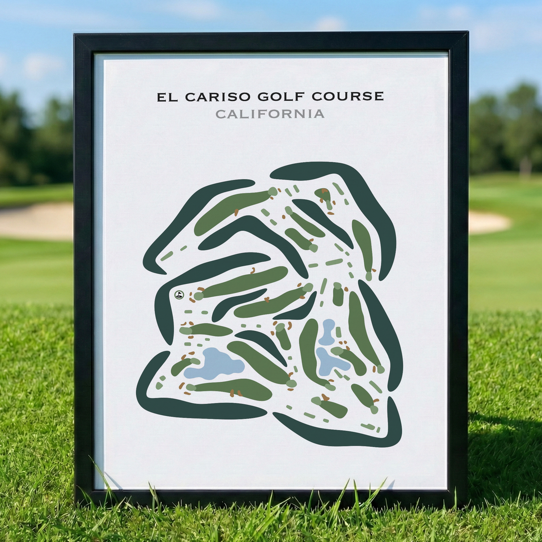 El Cariso Golf Course, California - Printed Golf Courses