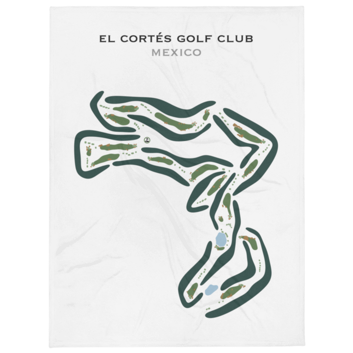 El Cortés Golf Club, Mexico - Printed Golf Courses