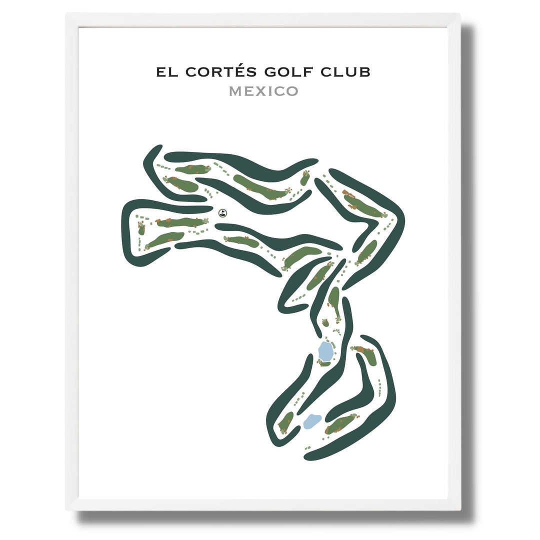 El Cortés Golf Club, Mexico - Printed Golf Courses