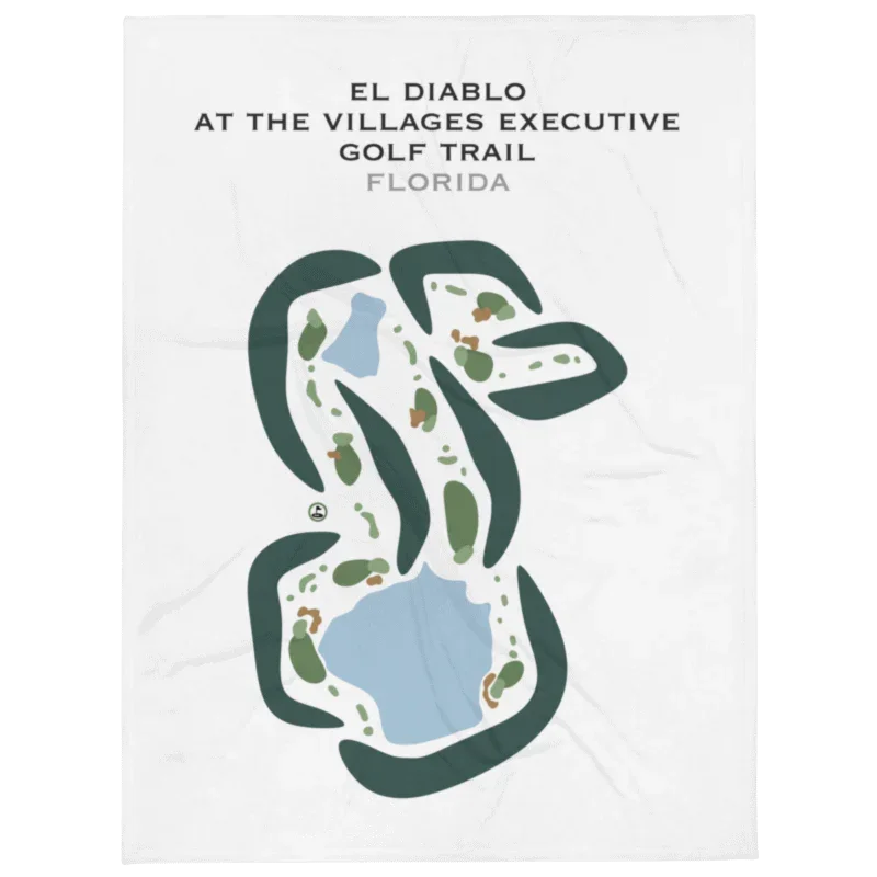 El Diablo Course at The Villages Executive Golf Trail, Florida - Printed Golf Courses