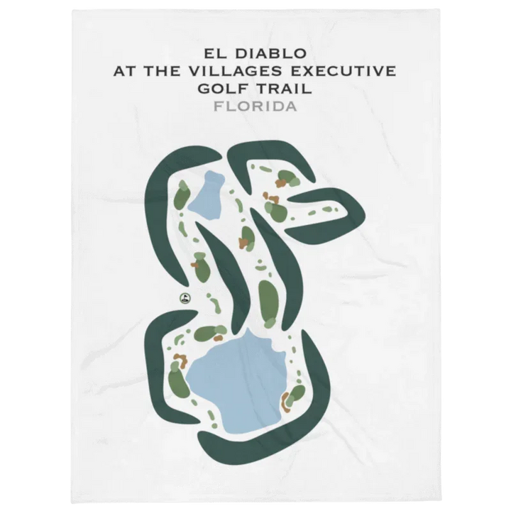 El Diablo Course at The Villages Executive Golf Trail, Florida - Printed Golf Courses