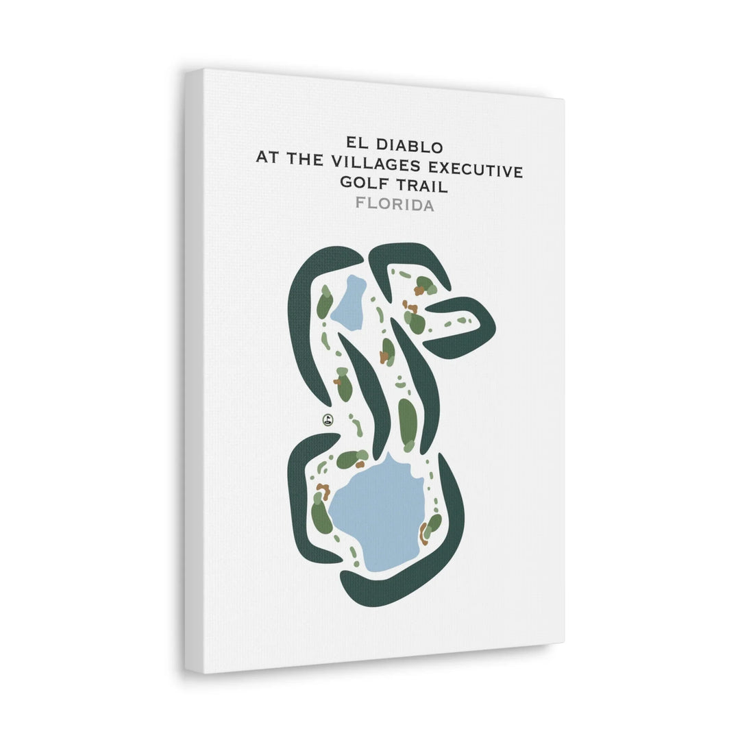 El Diablo Course at The Villages Executive Golf Trail, Florida - Printed Golf Courses