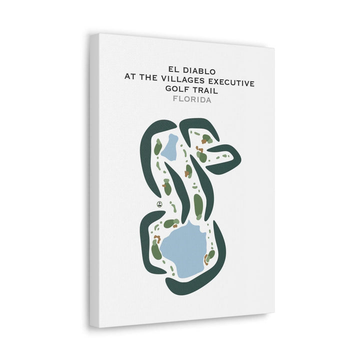 El Diablo Course at The Villages Executive Golf Trail, Florida - Printed Golf Courses