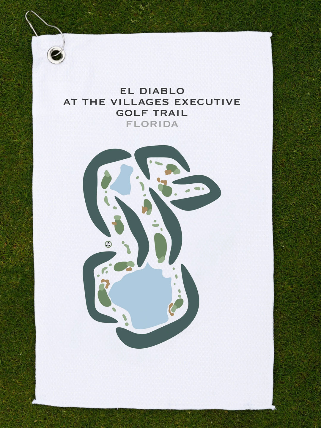 El Diablo Course at The Villages Executive Golf Trail, Florida - Printed Golf Courses