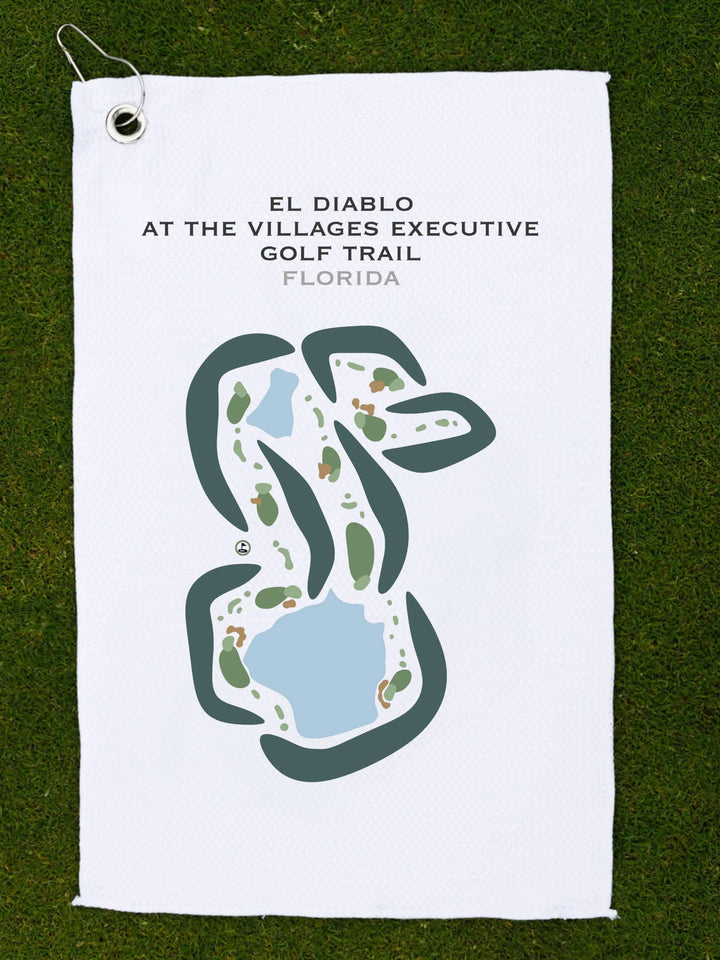 El Diablo Course at The Villages Executive Golf Trail, Florida - Printed Golf Courses
