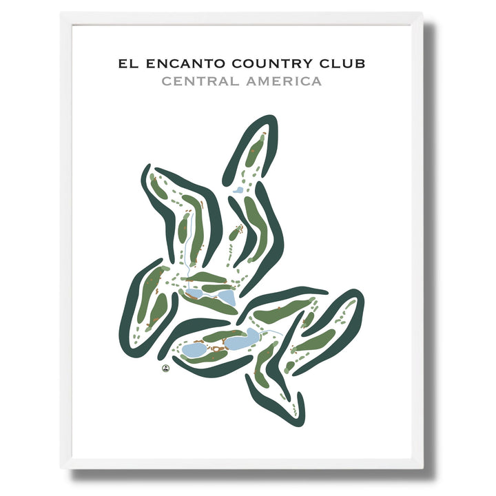 El Encanto Country Club, Central America - Printed Golf Courses