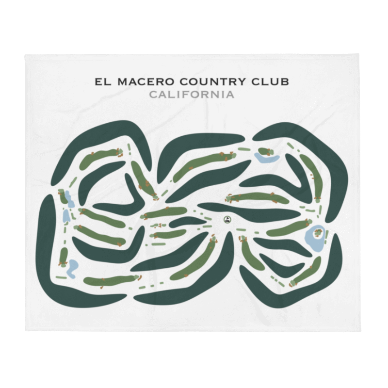 El Macero Country Club, California - Printed Golf Courses