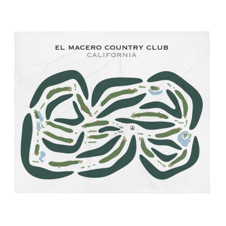 El Macero Country Club, California - Printed Golf Courses