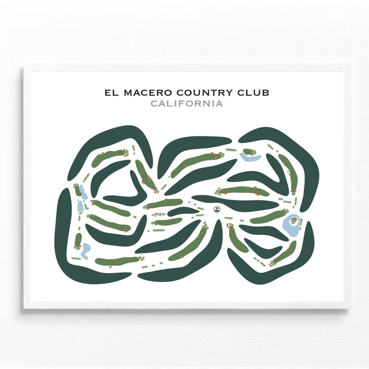 El Macero Country Club, California - Printed Golf Courses