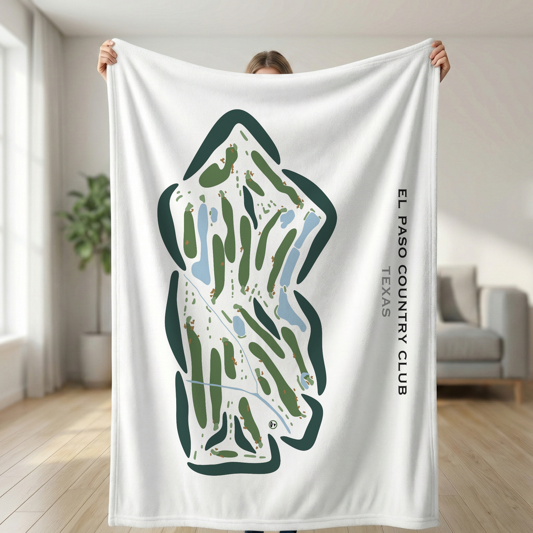 El Paso Country Club, Texas - Printed Golf Courses