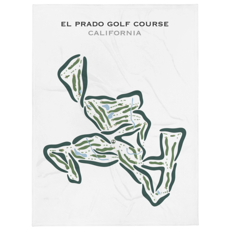 El Prado Golf Course, California - Printed Golf Courses