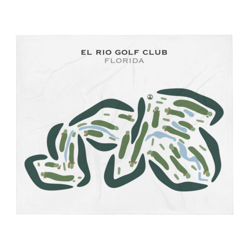 El Rio Golf Club, Florida - Printed Golf Courses