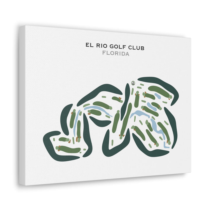 El Rio Golf Club, Florida - Printed Golf Courses