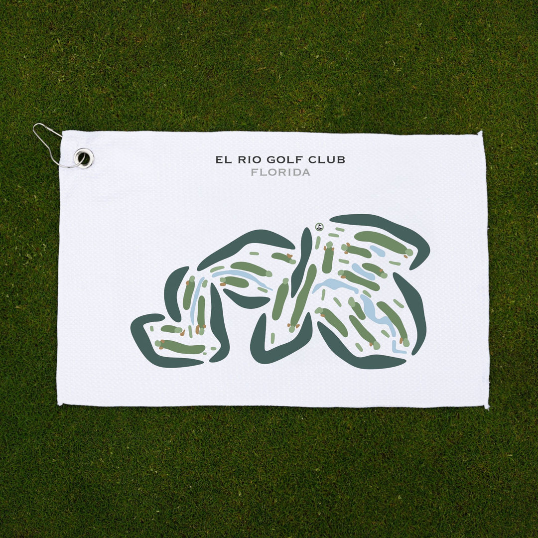 El Rio Golf Club, Florida - Printed Golf Courses