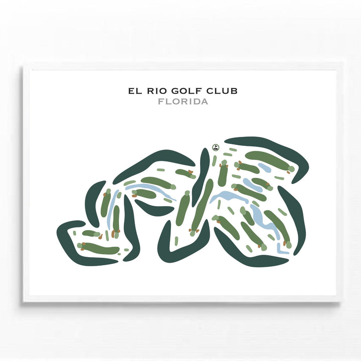 El Rio Golf Club, Florida - Printed Golf Courses