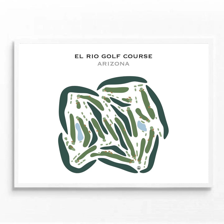 El Rio Golf Course, Tucson, Arizona - Printed Golf Courses