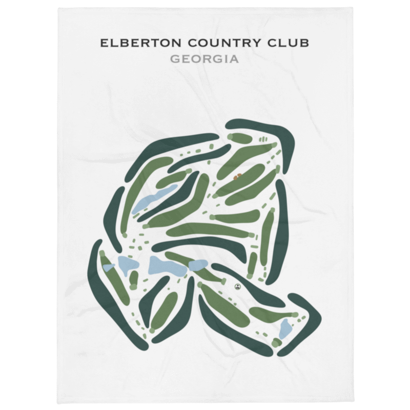 Elberton Country Club, Georgia - Printed Golf Courses