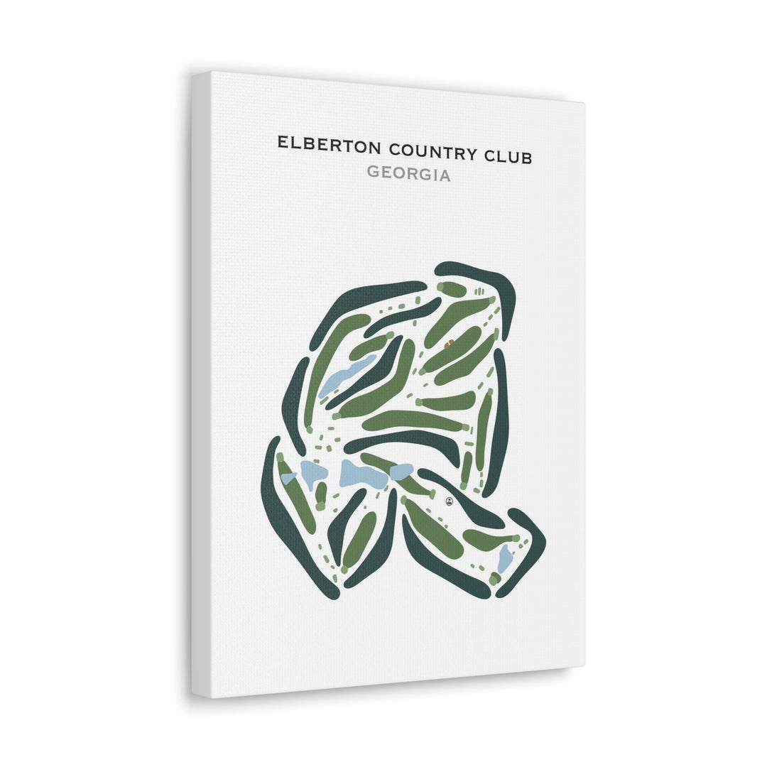 Elberton Country Club, Georgia - Printed Golf Courses