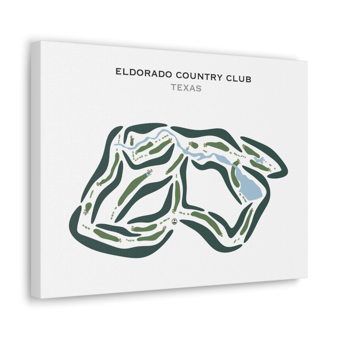 Eldorado Country Club, Texas - Printed Golf Courses