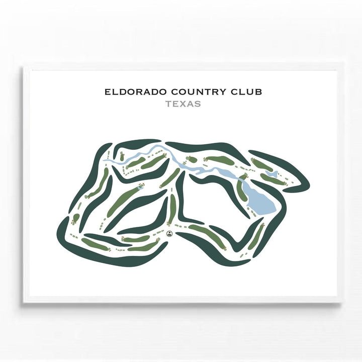 Eldorado Country Club, Texas - Printed Golf Courses