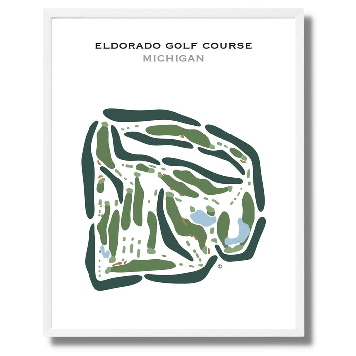 Eldorado Golf Course, Michigan - Printed Golf Courses