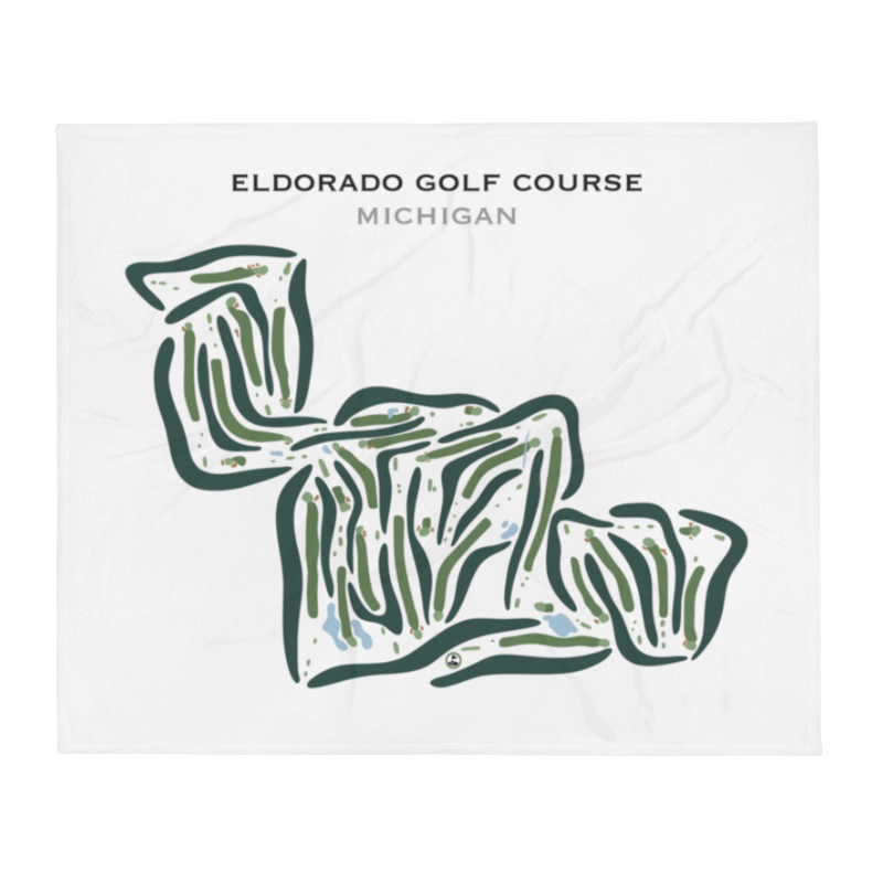 Eldorado Golf Course, Mason, Michigan - Printed Golf Courses