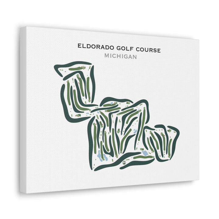 Eldorado Golf Course, Mason, Michigan - Printed Golf Courses