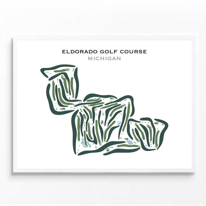 Eldorado Golf Course, Mason, Michigan - Printed Golf Courses