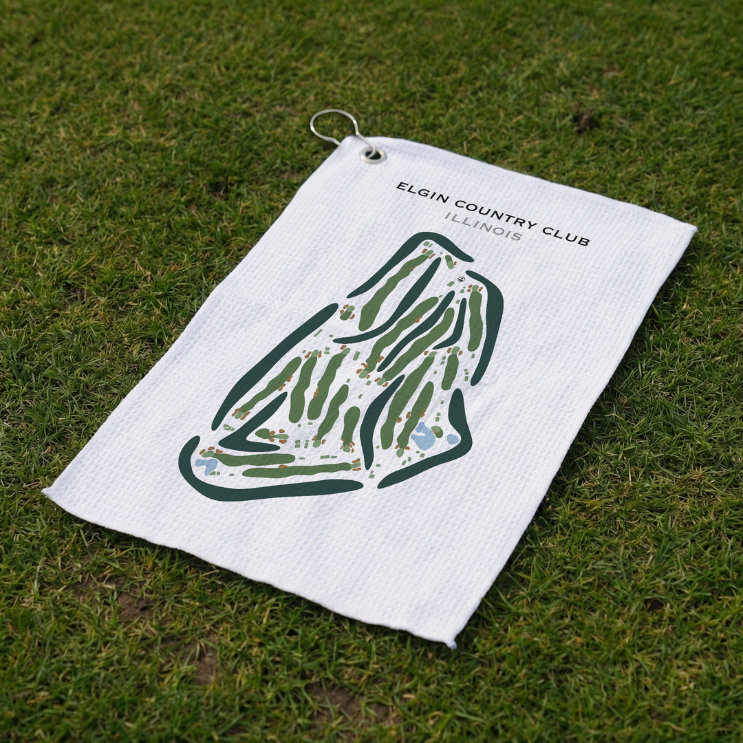 Elgin Country Club, Illinois - Printed Golf Course