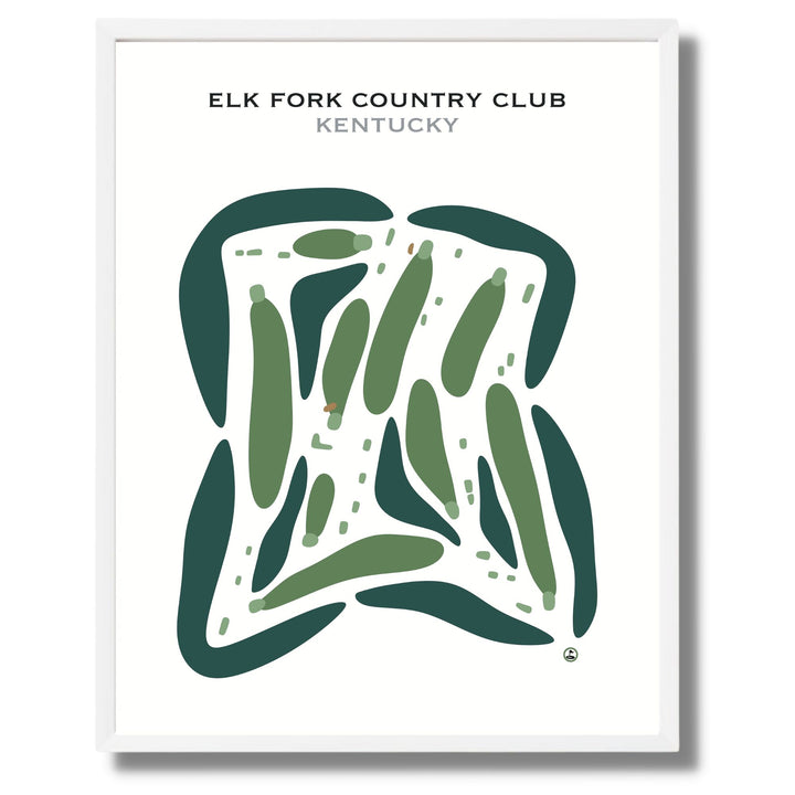 Elk Fork Country Club, Elkton, Kentucky - Printed Golf Courses
