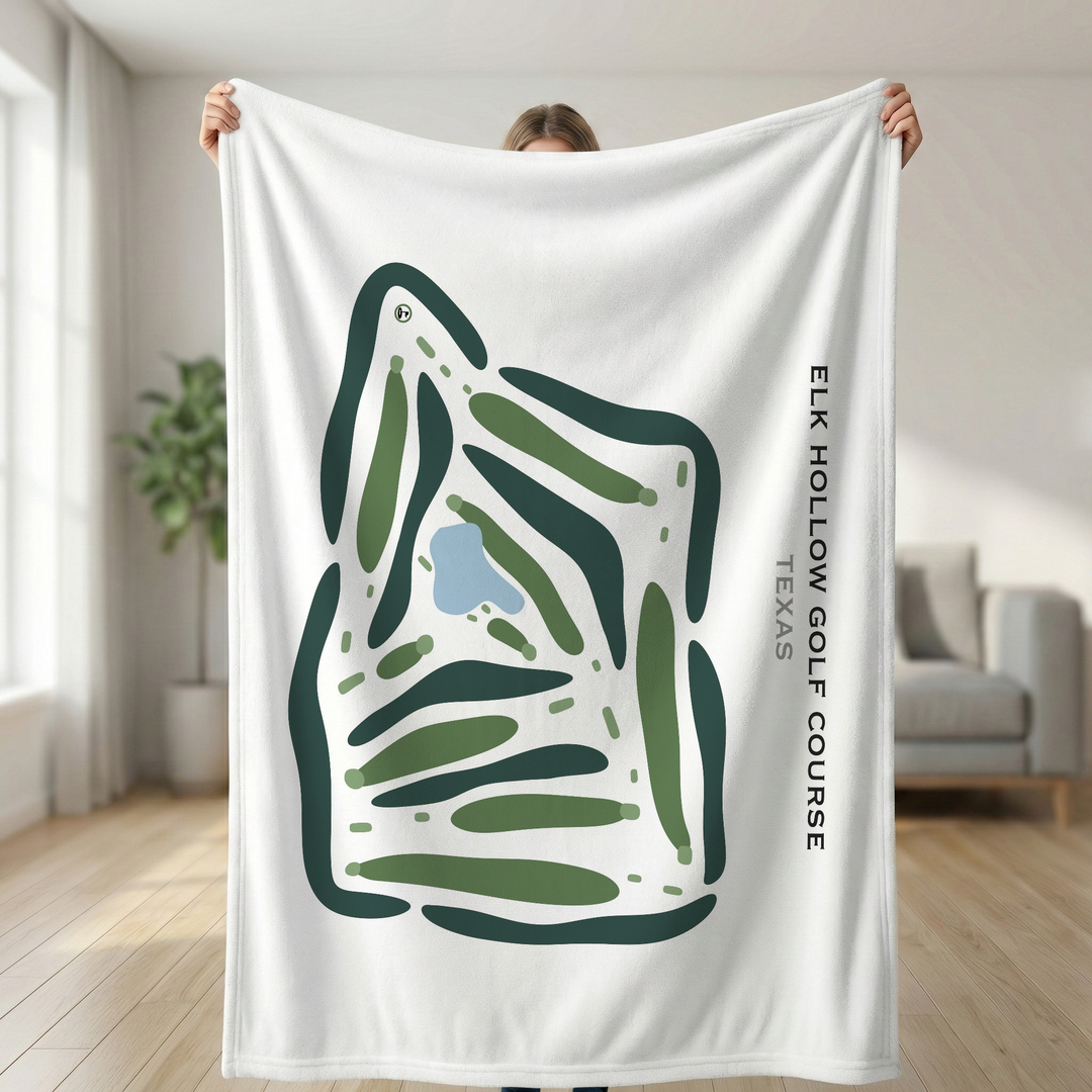 Elk Hollow Golf Course, Texas - Printed Golf Courses
