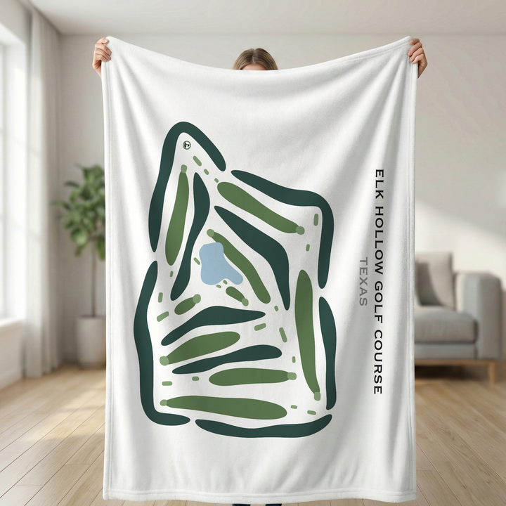 Elk Hollow Golf Course, Texas - Printed Golf Courses