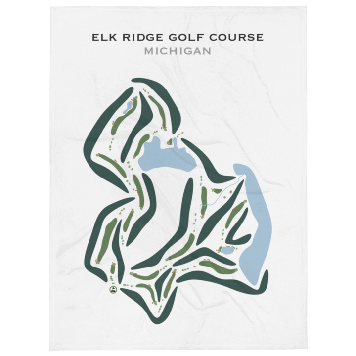 Elk Ridge Golf Course, Michigan - Printed Golf Courses