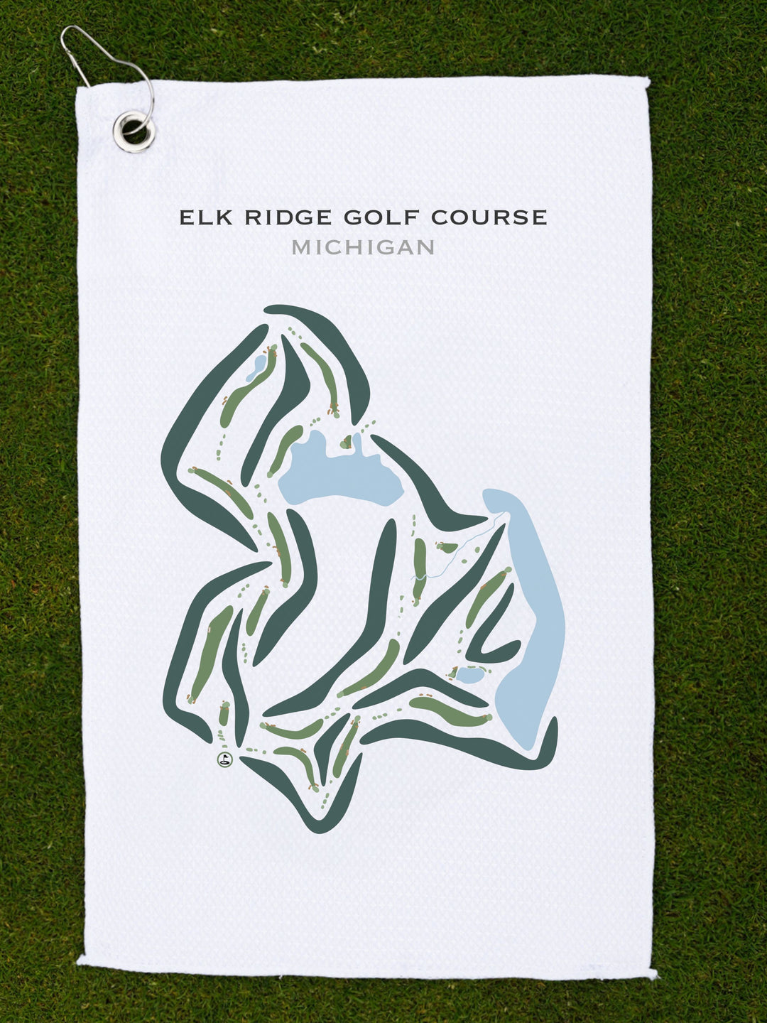 Elk Ridge Golf Course, Michigan - Printed Golf Courses