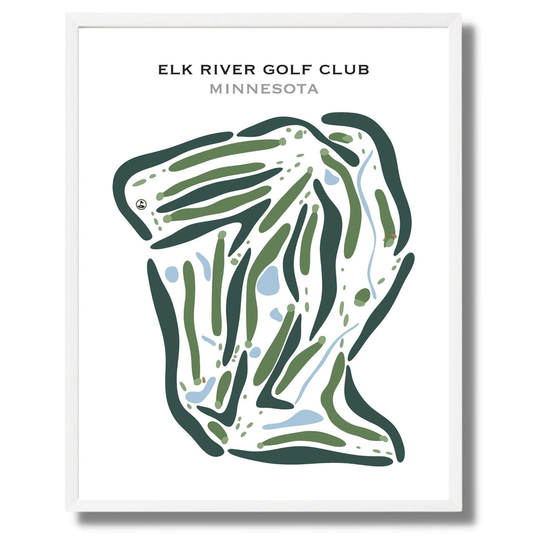 Elk River Golf Club, Minnesota - Printed Golf Courses - Golf Course Prints