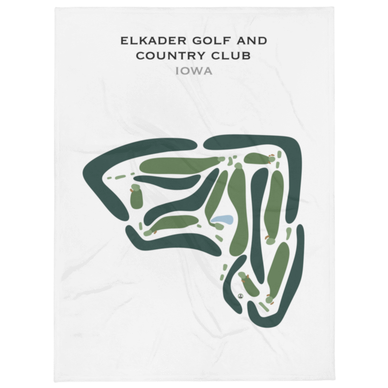 Elkader Golf & Country Club, Iowa - Printed Golf Courses