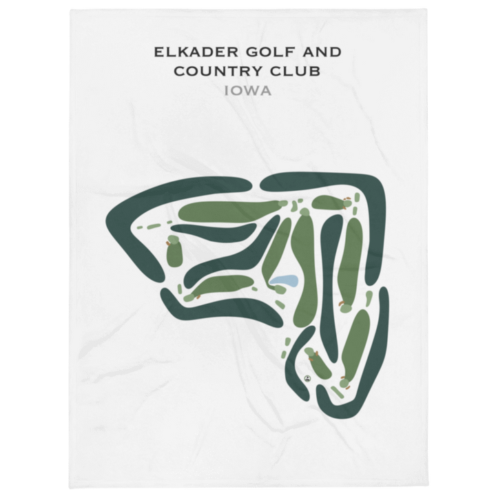 Elkader Golf & Country Club, Iowa - Printed Golf Courses