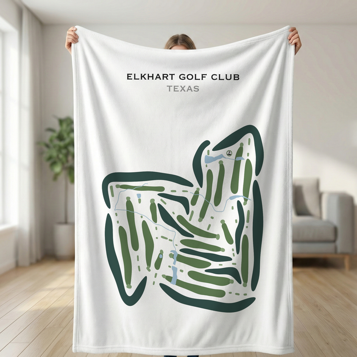 Elkhart Golf Club, Texas - Printed Golf Courses