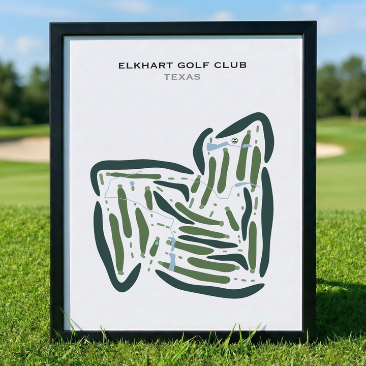 Elkhart Golf Club, Texas - Printed Golf Courses