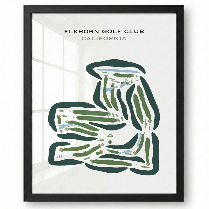 Elkhorn Golf Club, California - Printed Golf Courses