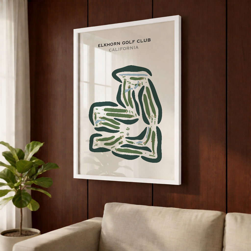Elkhorn Golf Club, California - Printed Golf Courses