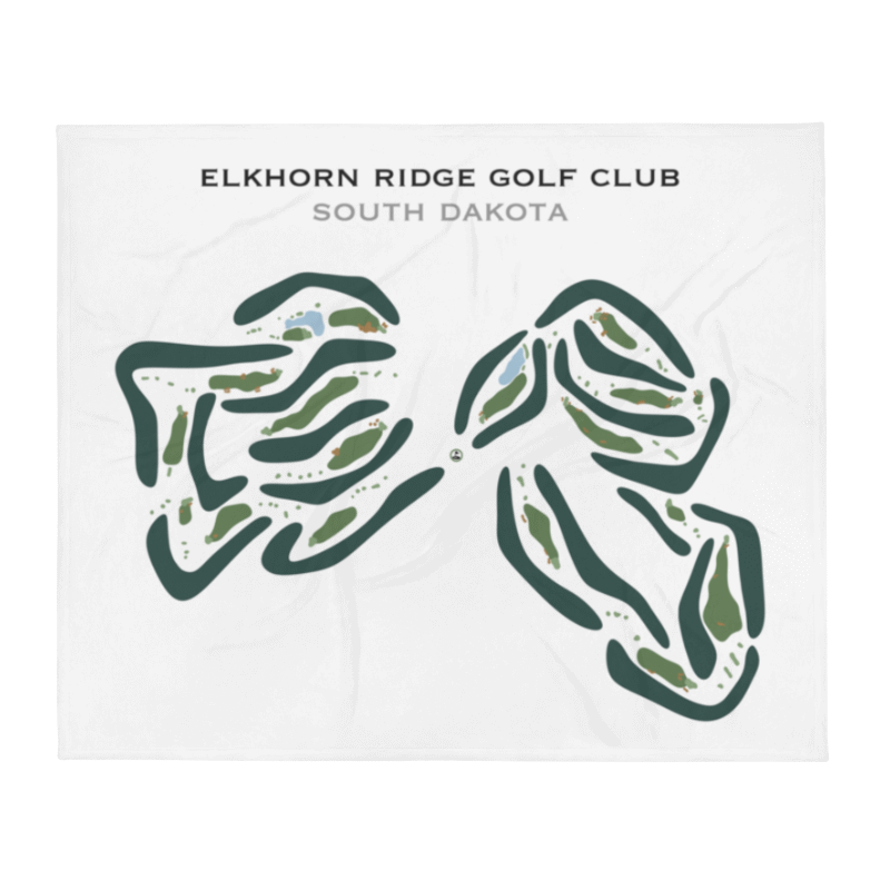 Elkhorn Ridge Golf Club, South Dakota - Printed Golf Courses