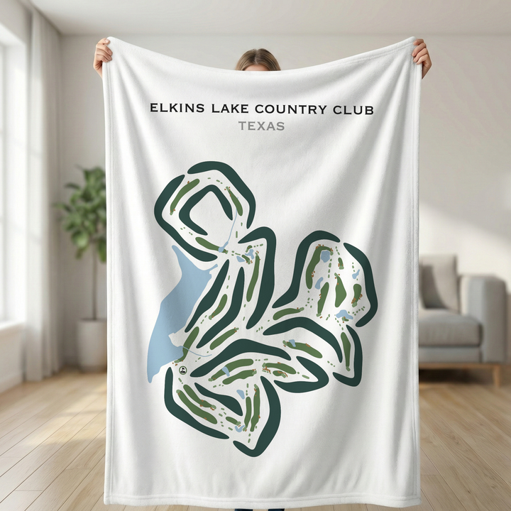 Elkins Lake Country Club, Texas - Printed Golf Courses