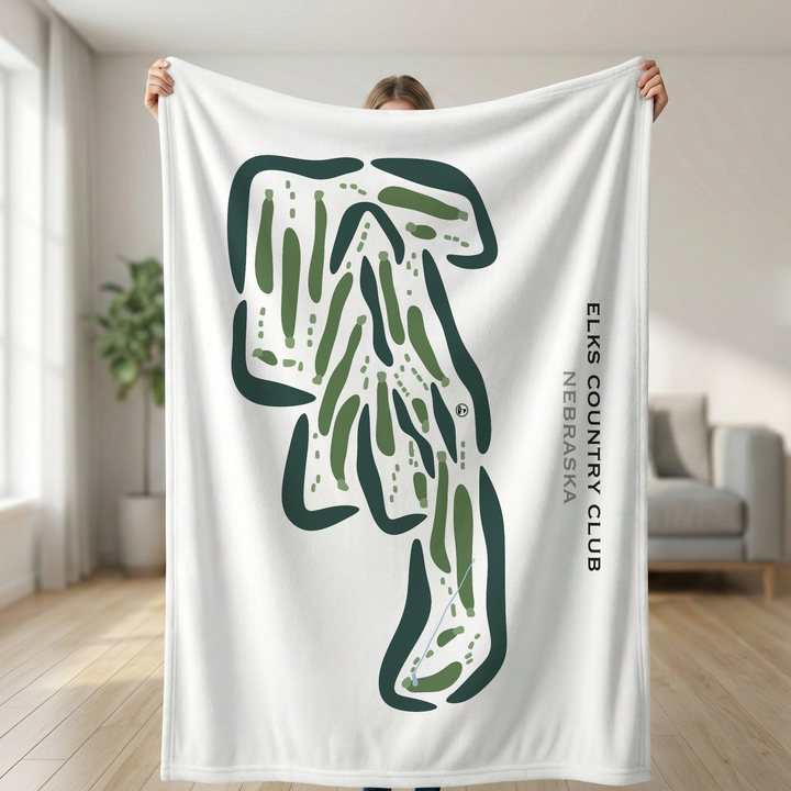 Elks Country Club, Nebraska - Printed Golf Courses