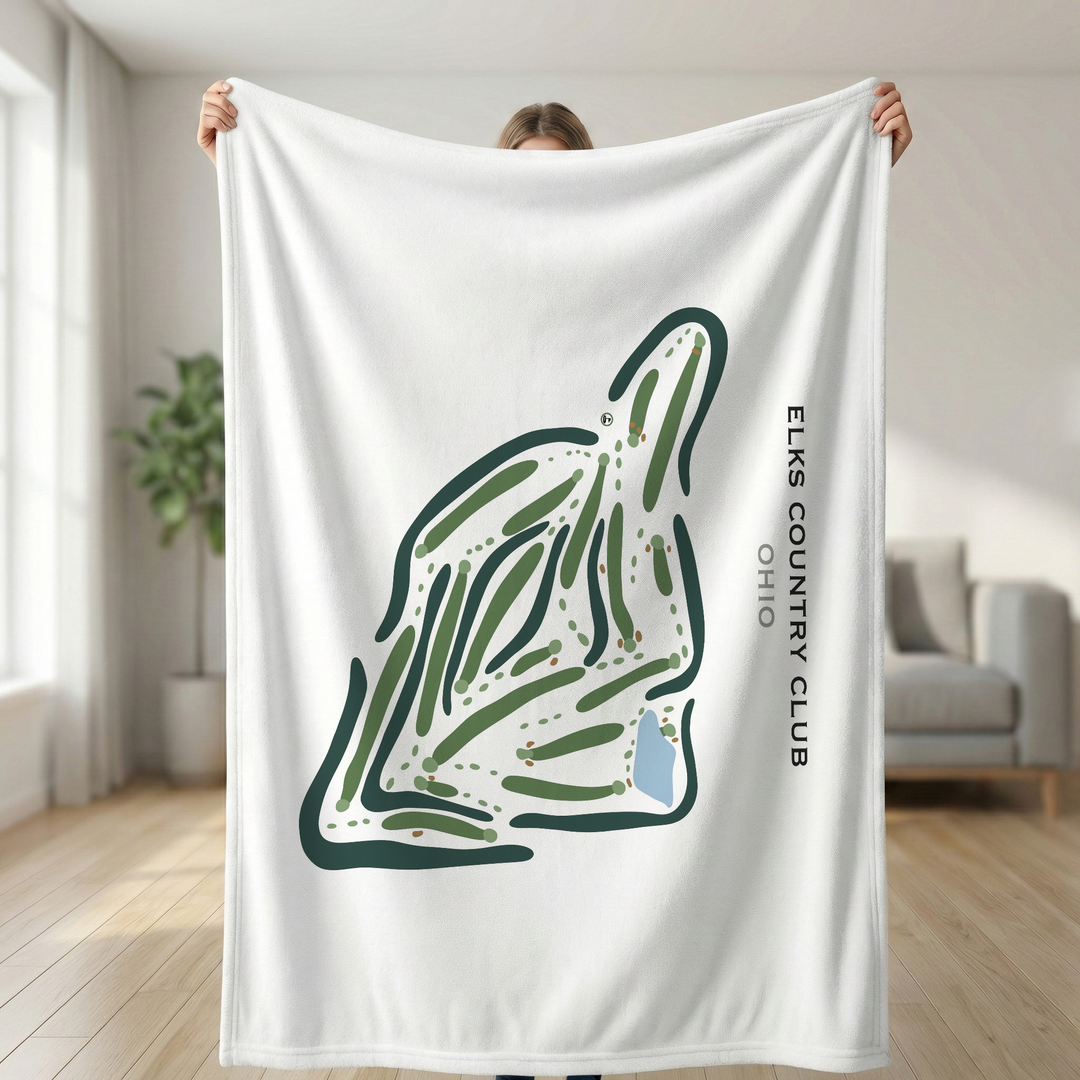Elks Country Club, Ohio - Printed Golf Courses
