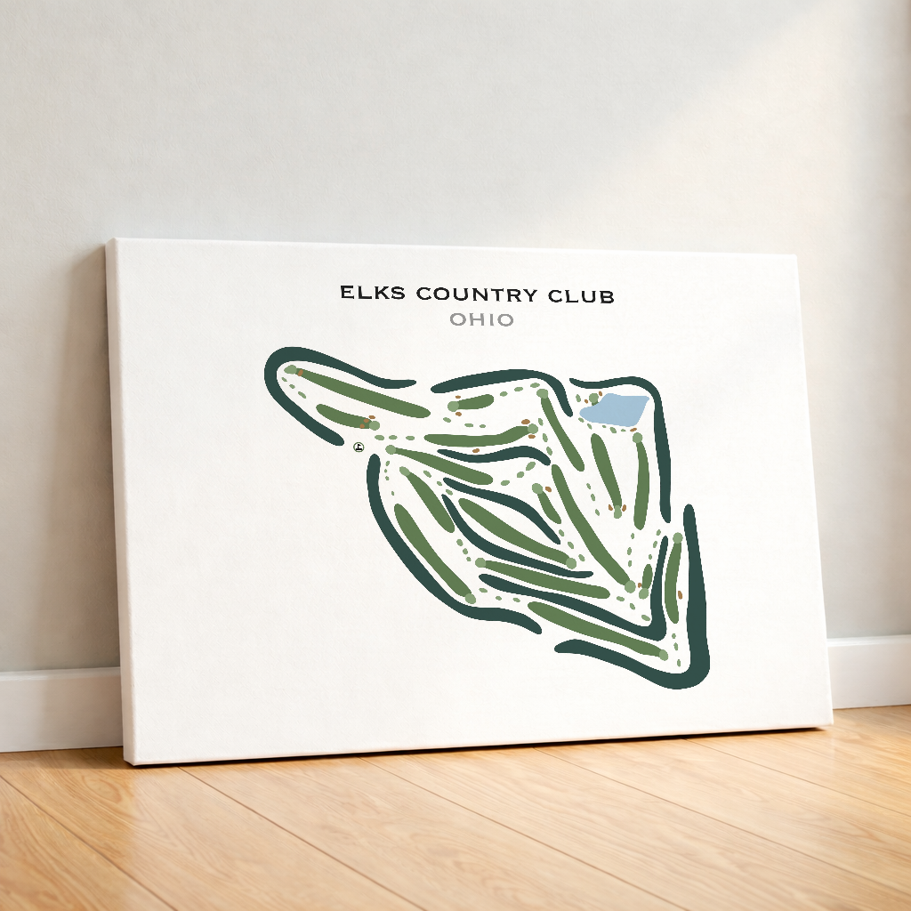 Elks Country Club, Ohio - Printed Golf Courses