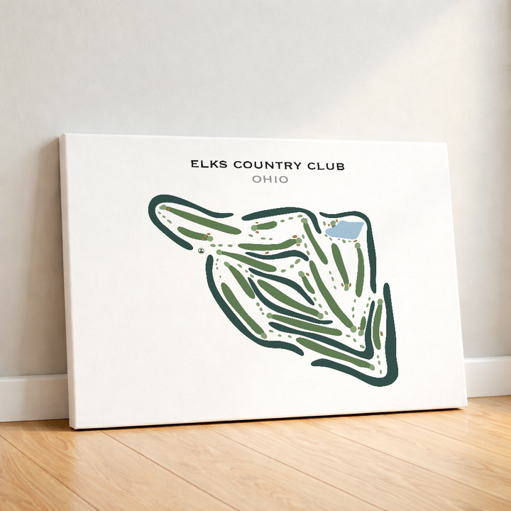 Elks Country Club, Ohio - Printed Golf Courses
